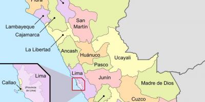 خريطة بيرو
