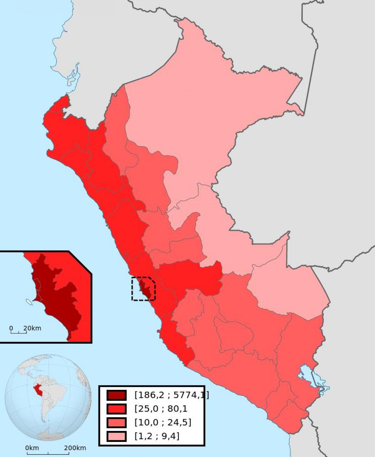 بيرو خريطة