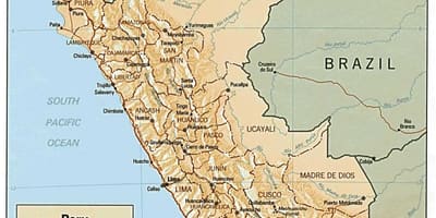 خريطة بيرو الأمواج 