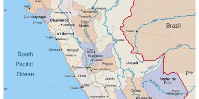 خريطة خريطة مفصلة بيرو